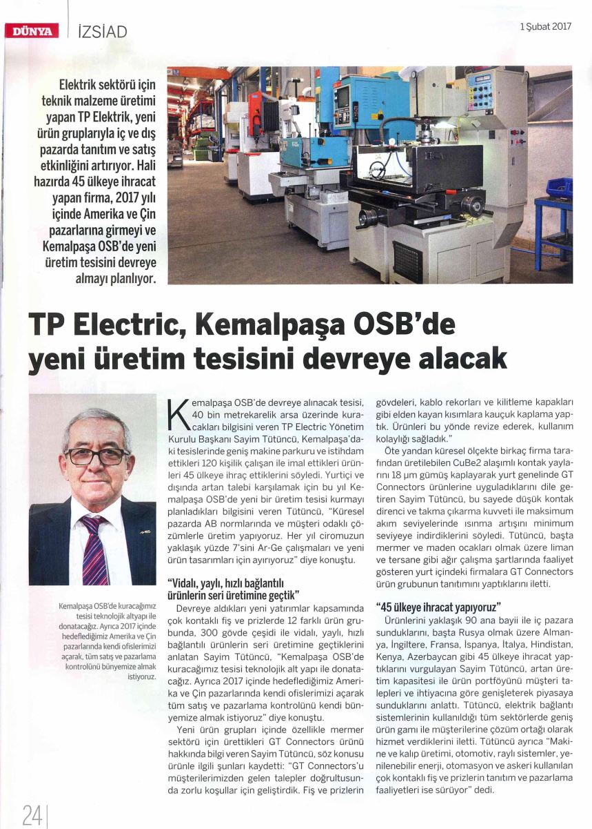 Basında Tp Electric