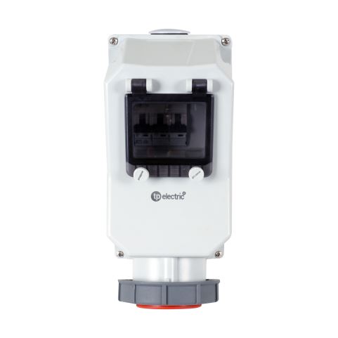 4x63A Wall Mount Socket With Fuse