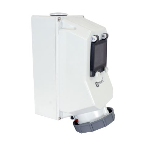 5x63A Wall Mount Socket With Fuse