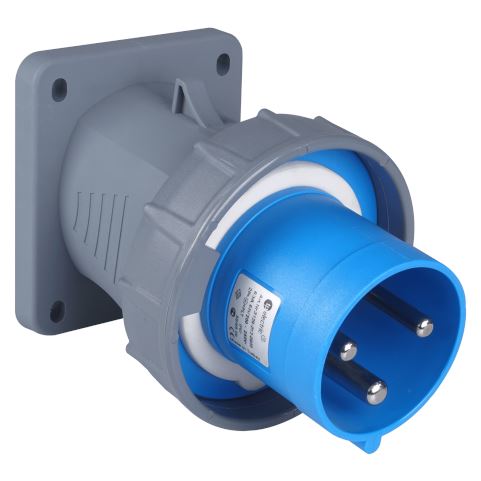 Angled Panel Mount Appliance Inlet