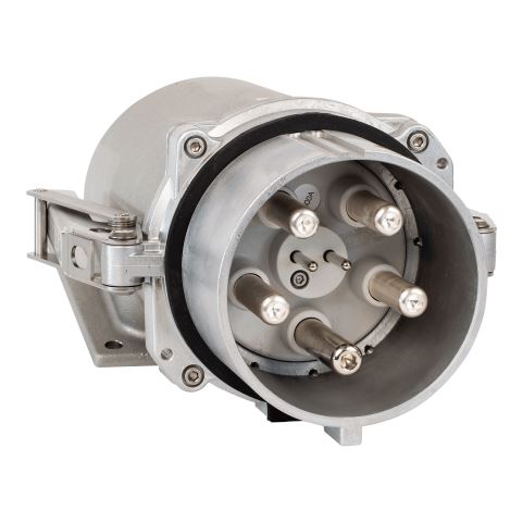 Angled Panel Mount Appliance Inlet