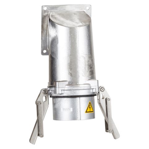 Angled Panel Mount Appliance Inlet